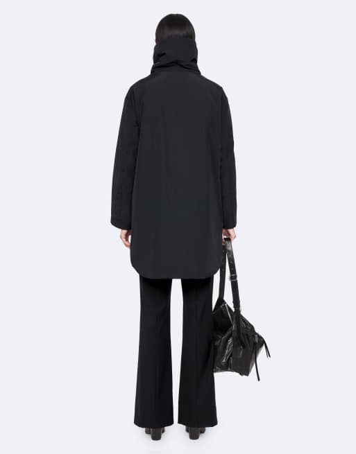 AllSaints Darcie puffer in gewassen zwart, 4 van 7