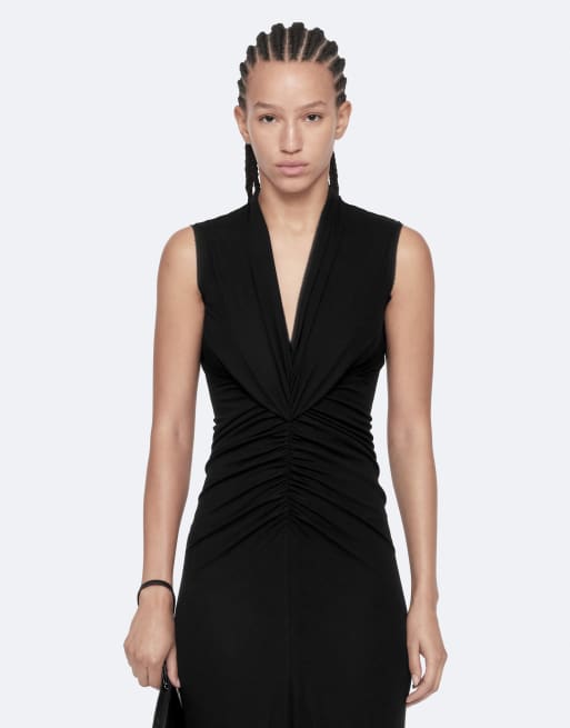 AllSaints Dariya Kleid in Schwarz, 4 von 6