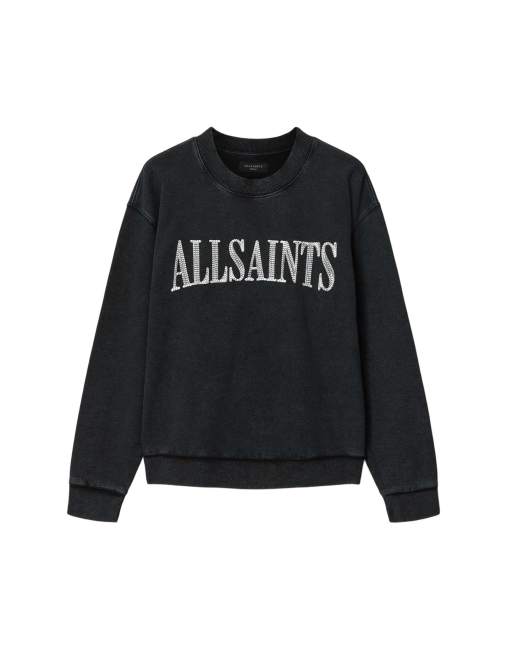 AllSaints - Dash - T-shirt met ronde hals in zwart met wassing, 7 van 7