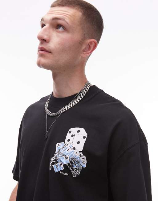 AllSaints – Dealt – T-Shirt in verwaschenem Schwarz, 2 von 4