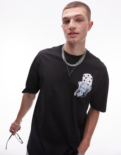 AllSaints – Dealt – T-Shirt in verwaschenem Schwarz, 4 von 4