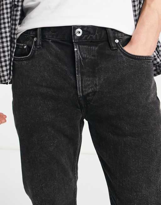 AllSaints dean jeans in black | ASOS