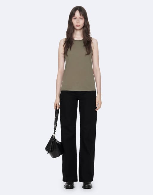 AllSaints débardeur Jenny en kaki délavé, 2 de 7