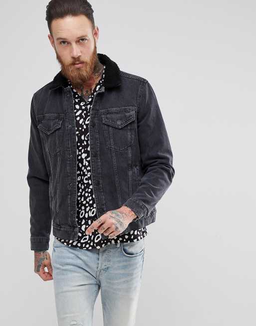 All saints jeans store jacket