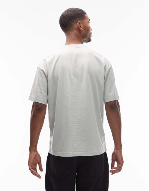 AllSaints - Deterent - T-shirt à imprimé graphique - Vert clair, 3 de 5