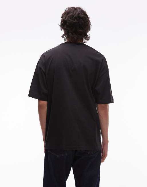 AllSaints Deterent t-shirt in washed black, 3 of 5