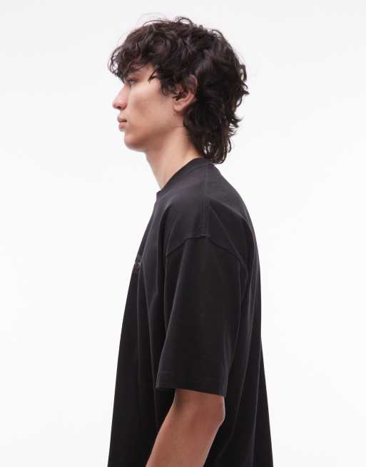 AllSaints Deterent t-shirt in washed black, 4 of 5
