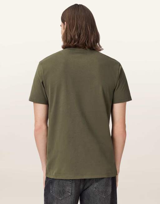 AllSaints – Dexter – Kurzärmliges T-Shirt in wildem Grün mit Rundhalsausschnitt, 5 von 6