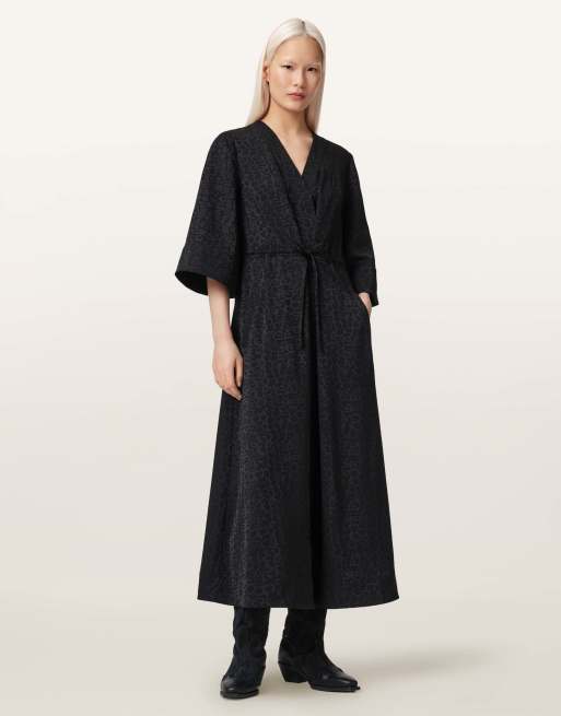 AllSaints - Diana - Jurk in zwart, 4 van 5