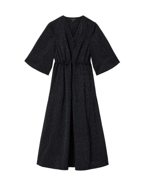 AllSaints - Diana - Robe à imprimé léopard - Noir, 2 de 5