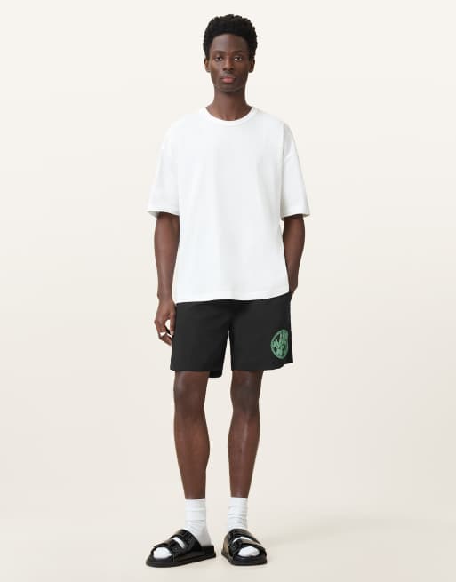 AllSaints - Distortion - Short de bain - Noir de jais