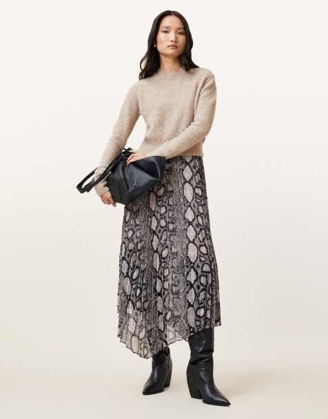 AllSaints - Donatella - Jurk in wit - view 1