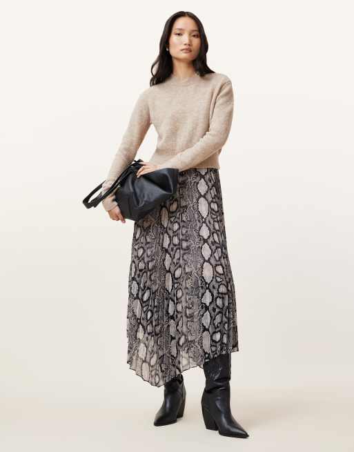 AllSaints - Donatella - Jurk in wit