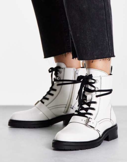 Allsaints 2025 white boots