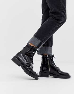 all saints donita crocodile boot