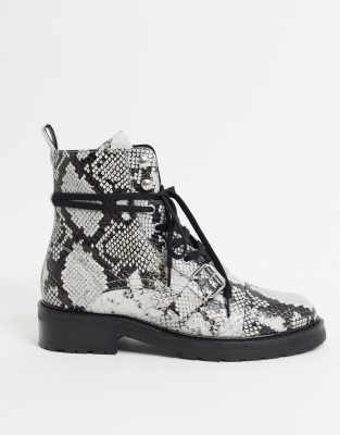 all saints snakeskin boots