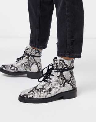 all saints snakeskin boots