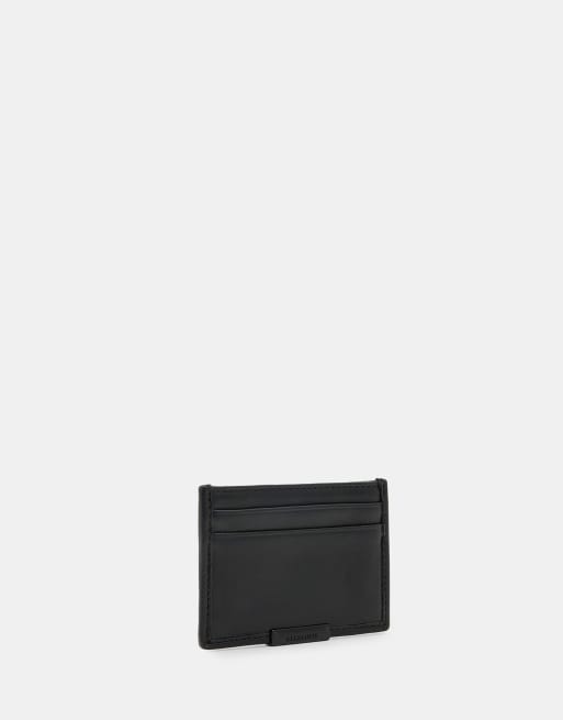 AllSaints – Dove – Kreditkartenetui in Schwarz