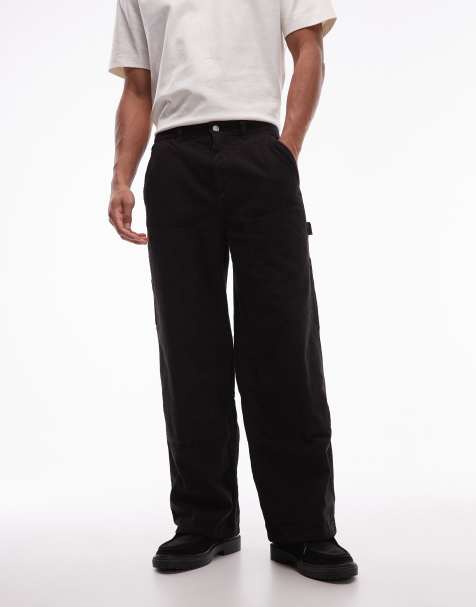 AllSaints Dunstan cord carpenter pants in brown - view 1