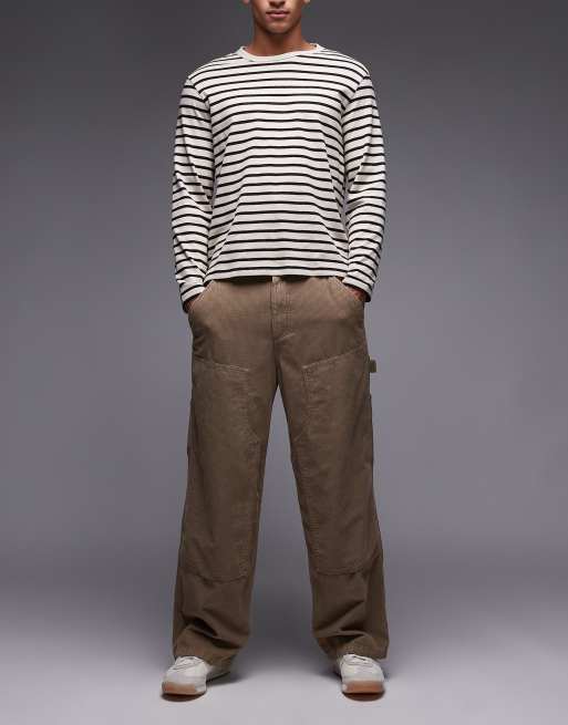 AllSaints - Dunstan - Pantalon style charpentier en velours côtelé - Fauve, 2 de 5
