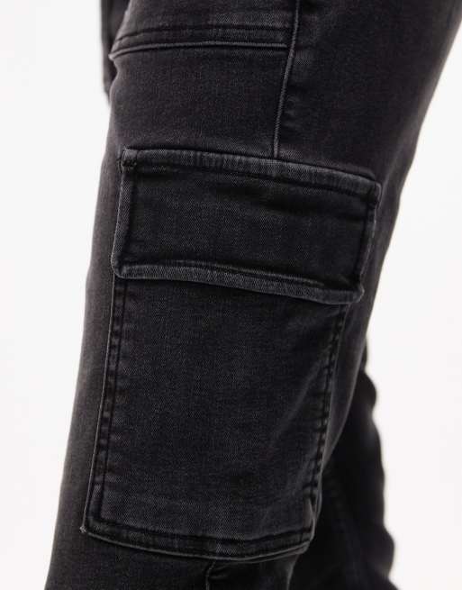 Allsaints - Duran - Pantalon cargo skinny - Noir , 3 de 5