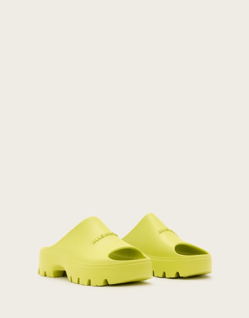 AllSaints - Eclipse - Slippers in groen