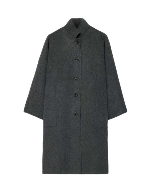 AllSaints Effie Mantel in Grau, 2 von 6