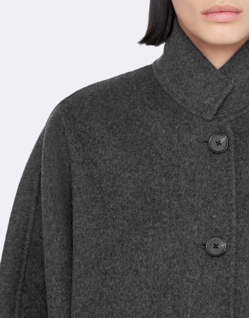 AllSaints Effie Mantel in Grau, 5 von 6