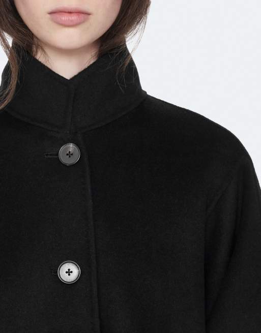 AllSaints Effie Mantel in Schwarz, 5 von 6