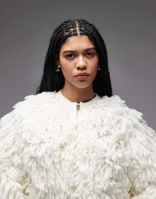 AllSaints - Elias - Vest in crème, 2 van 4