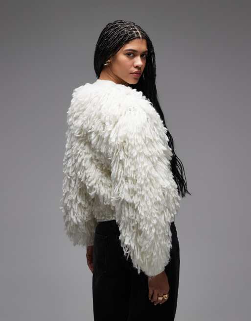 AllSaints - Elias - Vest in crème, 4 van 4