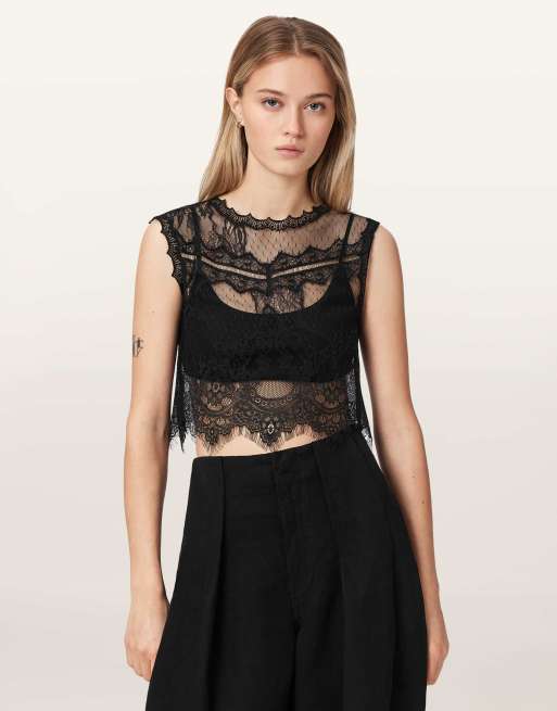 AllSaints - Eliza - Débardeur - Noir, 3 de 6
