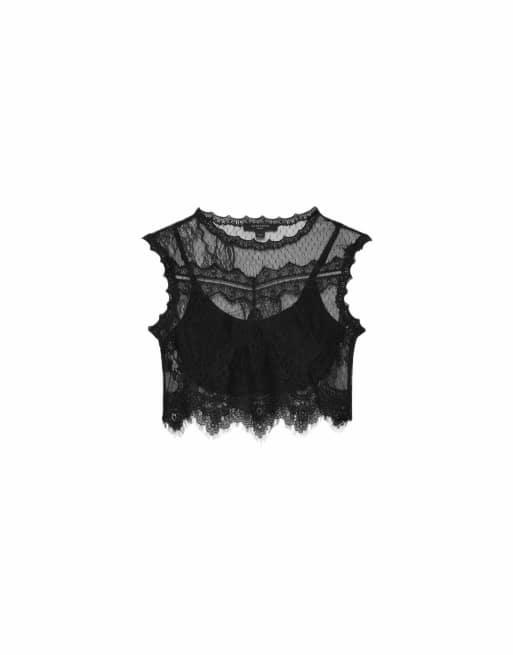 AllSaints – Eliza – Tanktop in Schwarz, 2 von 6