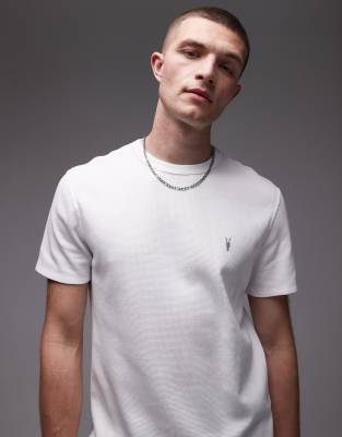 Allsaints Ellis Waffle Texture Crew Neck T-shirt
