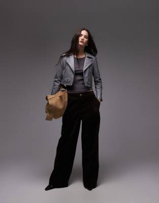 Allsaints Elora Biker Jacket In Black