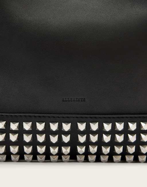 Allsaints emb mini bag in black, 4 of 4