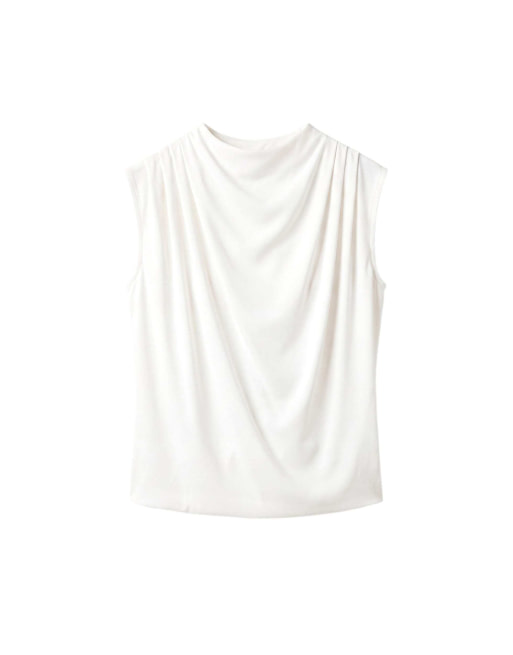 AllSaints Emerson Top in Fossil White, 2 von 6