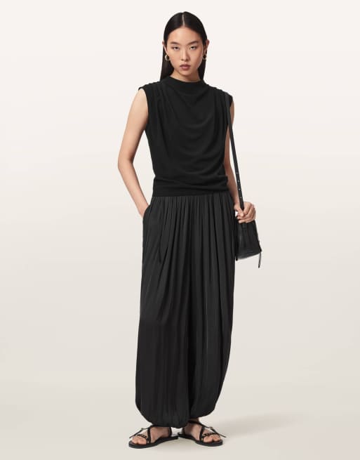 AllSaints Emerson top in zwart, 6 van 6