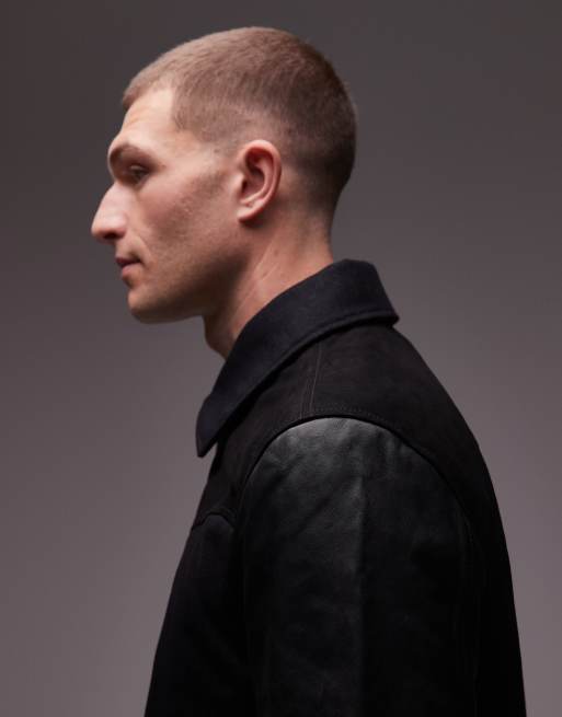 Allsaints Endleton bomber in black - BLACK, 4 of 5