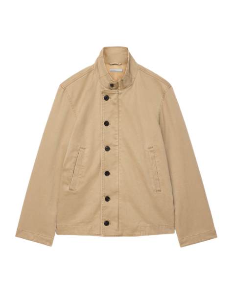 AllSaints Enfield jack in kaki bruin - view 1