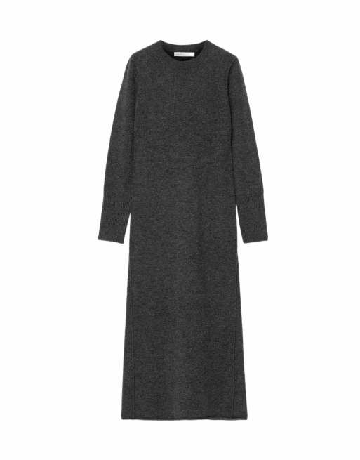 AllSaints Erith Kleid in Anthrazit-Melange, 2 von 6