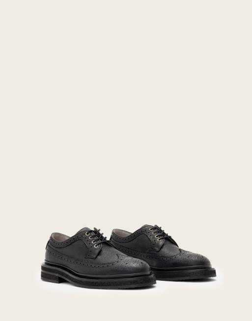 Allsaints Escher brogues in black, 2 of 4