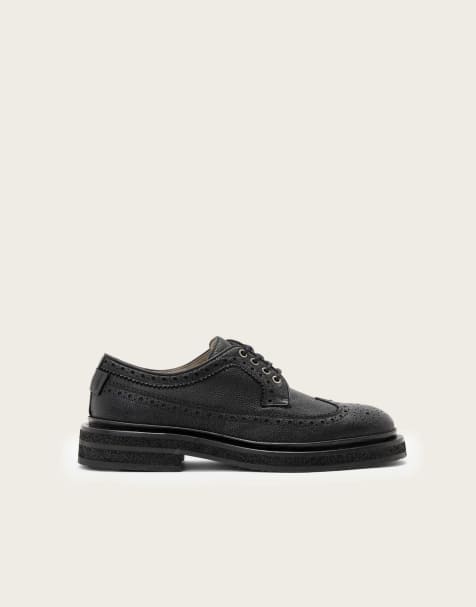 AllSaints - Escher - Scarpe brogue nere - view 1