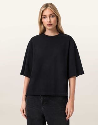 AllSaints - Esme Amelie - T-Shirt in Schwarz