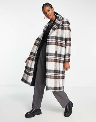 All saints simi hot sale check coat