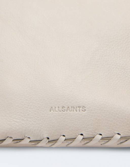 AllSaints Esme Whipstitch-Umhängetasche in Antikweiß, 2 von 4