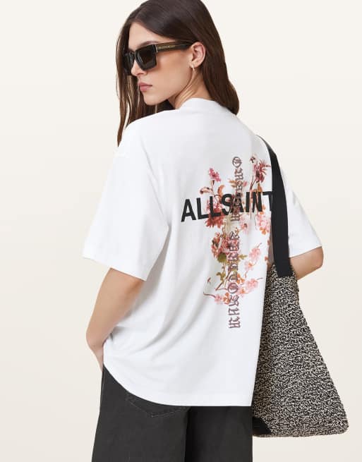 AllSaints – Eternal Etta – T-Shirt in optischem Weiß