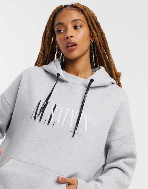 Allsaints shop grey hoodie