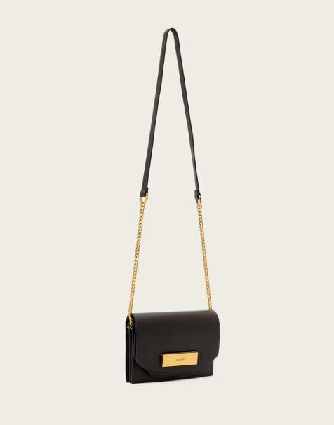 AllSaints – Etta – Clutch in Bitterbraun - view 1