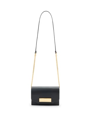 AllSaints - Etta - Clutch in Schwarz